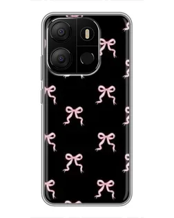 Чехол для TECNO Pop 7 с картинкой «Бант-цветок»