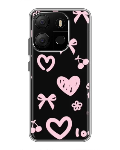 Чехол для TECNO Pop 7 с картинкой «Сатиновый бант» Чехол для TECNO Pop 7 с картинкой «Сатиновый бант»