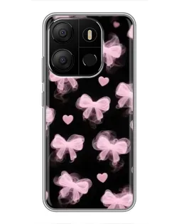 Чехол для TECNO Pop 7 с картинкой «Геометрия банта»
