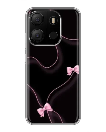 Чехол для TECNO Pop 7 с картинкой «Розовые ленты» Чехол для TECNO Pop 7 с картинкой «Розовые ленты»