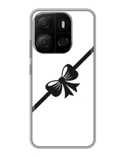 Чехол для TECNO Pop 7 с картинкой «Диагональный бант»