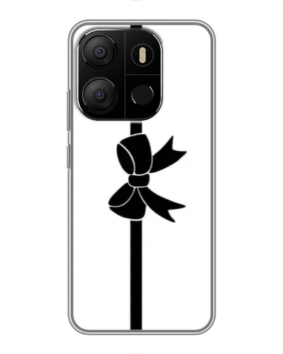 Чехол для TECNO Pop 7 с картинкой «Вертикальный бант» Чехол для TECNO Pop 7 с картинкой «Вертикальный бант»