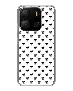 Чехол для TECNO Pop 7 с картинкой «Мини-бантики»