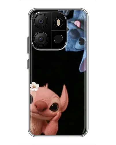 Чехол для TECNO Pop 7 с картинкой «Фиолетовый туман роз»