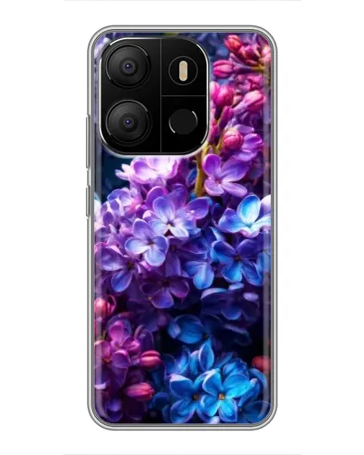 Чехол для TECNO Pop 7 с картинкой «Сиреневый цвет»