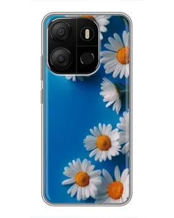Чохол для TECNO Pop 7 з картинкою «Білосніжні маргаритки»