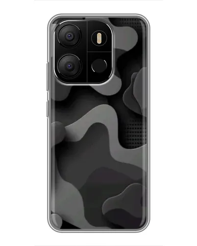 Чехол для TECNO Pop 7 с картинкой «Темный абстрактный камуфляж» Чехол для TECNO Pop 7 с картинкой «Темный абстрактный камуфляж»