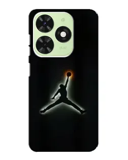 Чехол для TECNO Pop 8 с картинкой «Jordan Gradient Logo»