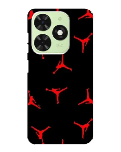 Чехол для TECNO Pop 8 с картинкой «Jordan Red Pattern» Чехол для TECNO Pop 8 с картинкой «Jordan Red Pattern»