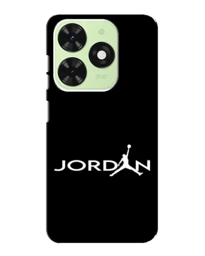 Чехол для TECNO Pop 8 с картинкой «Jordan White Logo» Чехол для TECNO Pop 8 с картинкой «Jordan White Logo»