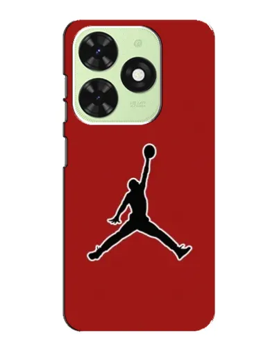 Чехол для TECNO Pop 8 с картинкой «Jordan Red Back» Чехол для TECNO Pop 8 с картинкой «Jordan Red Back»