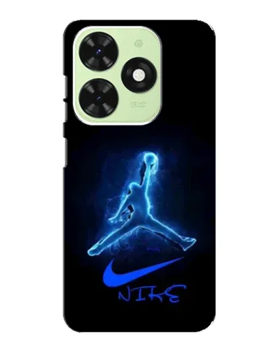 Чехол для TECNO Pop 8 с картинкой «Jordan Neon Blue» Чехол для TECNO Pop 8 с картинкой «Jordan Neon Blue»