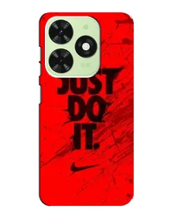 Чехол для TECNO Pop 8 с картинкой «Nike Just Do It»