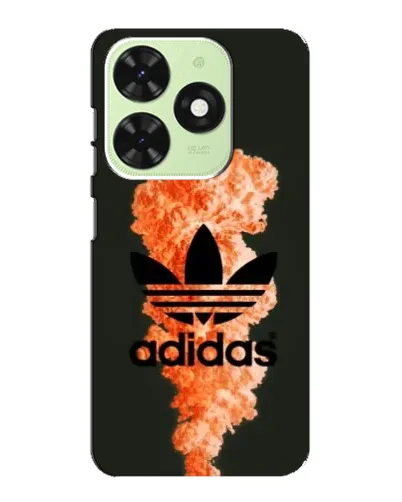 Чехол для TECNO Pop 8 с картинкой «Оранжевый дым Adidas» Чехол для TECNO Pop 8 с картинкой «Оранжевый дым Adidas»