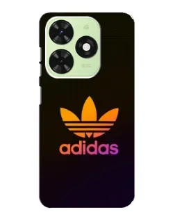Чехол для TECNO Pop 8 с картинкой «Градиент Adidas»