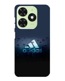 Чехол для TECNO Pop 8 с картинкой «Adidas Water Drops»