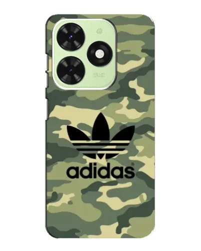 Чехол для TECNO Pop 8 с картинкой «Милитари стиль Adidas» Чехол для TECNO Pop 8 с картинкой «Милитари стиль Adidas»