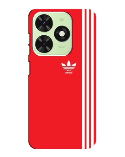 Чехол для TECNO Pop 8 с картинкой «Красный минимализм Adidas» Чехол для TECNO Pop 8 с картинкой «Красный минимализм Adidas»