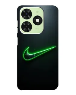 Чехол для TECNO Pop 8 с картинкой «Неоновый контур Nike» Чехол для TECNO Pop 8 с картинкой «Неоновый контур Nike»