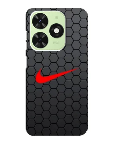 Чехол для TECNO Pop 8 с картинкой «Nike — карбоновая сетка»