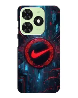 Чехол для TECNO Pop 8 с картинкой «Техногенный стиль Nike»