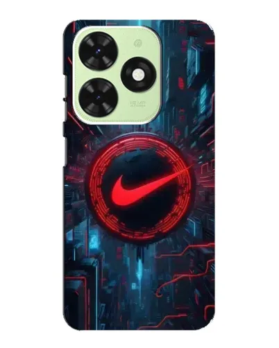 Чехол для TECNO Pop 8 с картинкой «Техногенный стиль Nike»