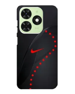 Чехол для TECNO Pop 8 с картинкой «Абстрактный дизайн Nike»