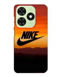 Чехол для TECNO Pop 8 с картинкой «Nike — вечерний горизонт»