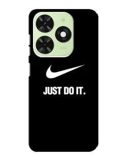 Чехол для TECNO Pop 8 с картинкой «Классический принт Nike»