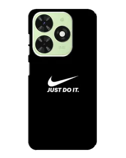 Чехол для TECNO Pop 8 с картинкой «Минимализм от Nike»