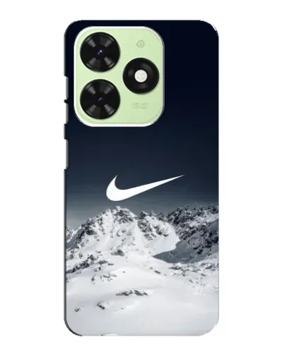 Чехол для TECNO Pop 8 с картинкой «Nike — зимние горы»