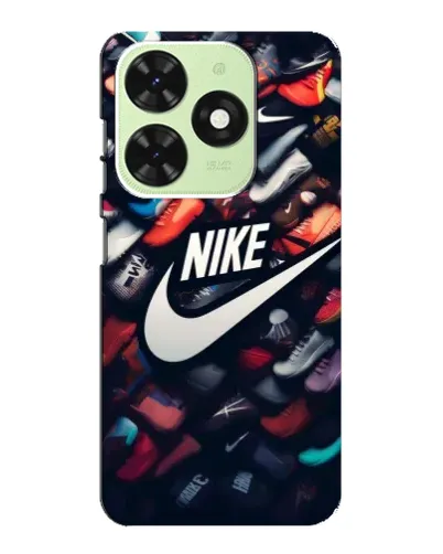 Чехол для TECNO Pop 8 с картинкой «Коллекция кроссовок Nike»