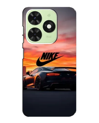 Чехол для TECNO Pop 8 с картинкой «Nike и суперкар»