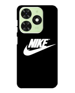 Чехол для TECNO Pop 8 с картинкой «Мазки краски Nike»