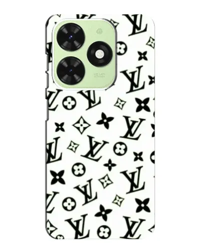 Чехол для TECNO Pop 8 с картинкой «Монохромный хаос LV»