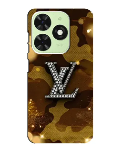 Чехол для TECNO Pop 8 с картинкой «Камуфляжный Louis Vuitton»