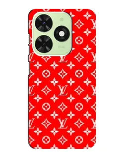 Чехол для TECNO Pop 8 с картинкой «Яркий паттерн LV»
