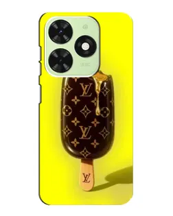 Чехол для TECNO Pop 8 с картинкой «Мороженое от LV»