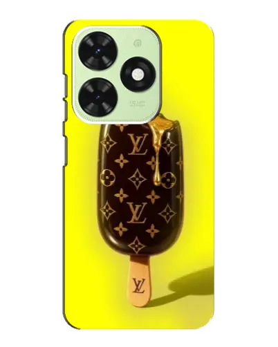 Чехол для TECNO Pop 8 с картинкой «Мороженое от LV»