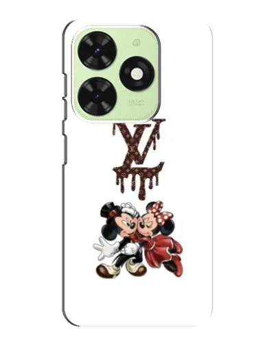 Чехол для TECNO Pop 8 с картинкой «LV и Микки Маус»