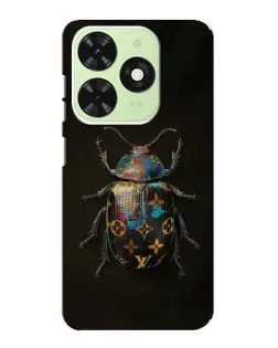 Чехол для TECNO Pop 8 с картинкой «LV — мраморный принт»