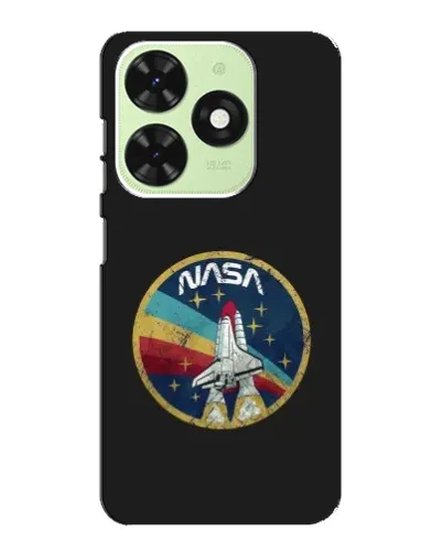 Чехол для TECNO Pop 8 с картинкой «NASA — эмблема миссии»
