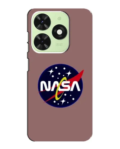 Чехол для TECNO Pop 8 с картинкой «NASA — ретро космос»