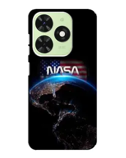 Чехол для TECNO Pop 8 с картинкой «Земля из космоса NASA»
