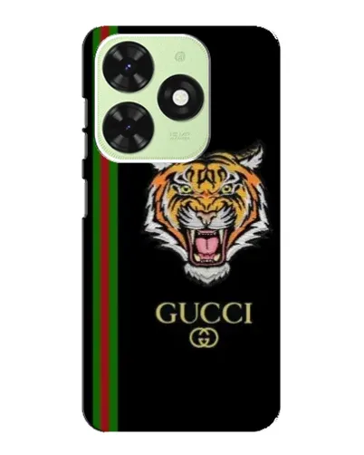 Чехол для TECNO Pop 8 с картинкой «Тигр Gucci»