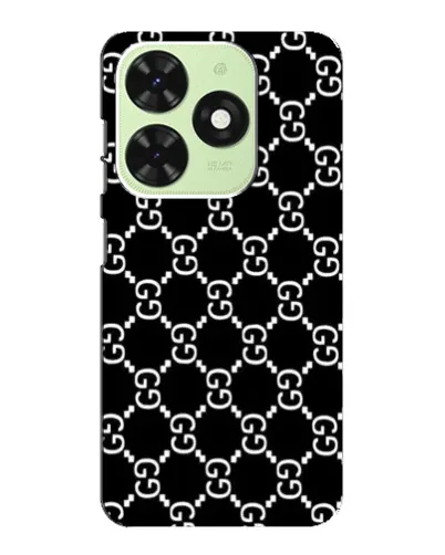Чехол для TECNO Pop 8 с картинкой «Gucci — сетчатый паттерн»