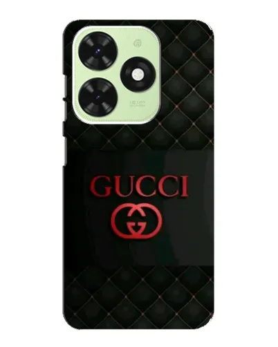 Чехол для TECNO Pop 8 с картинкой «Gucci — стеганый черный»