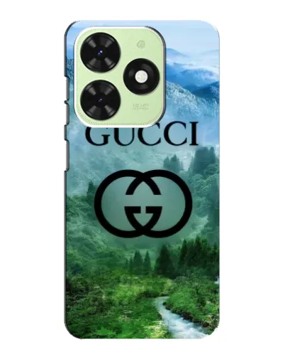 Чехол для TECNO Pop 8 с картинкой «Gucci — горный пейзаж»