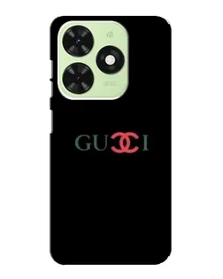 Чехол для TECNO Pop 8 с картинкой «Gucci — красный градиент»