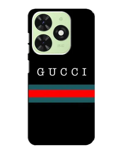 Чехол для TECNO Pop 8 с картинкой «Gucci — красный пояс»